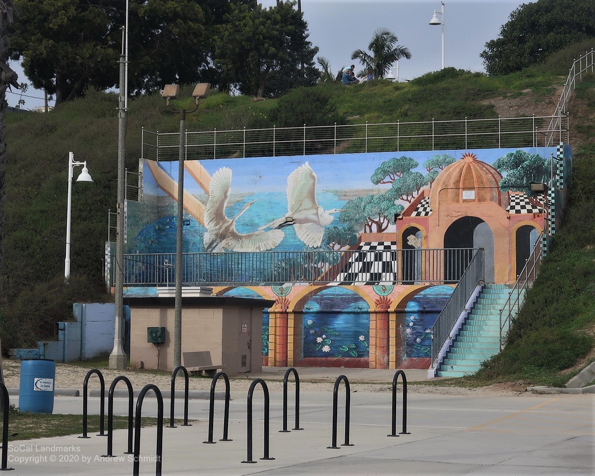 Bixby Passageway Tunnel Mural, Long Beach, Los Angeles County