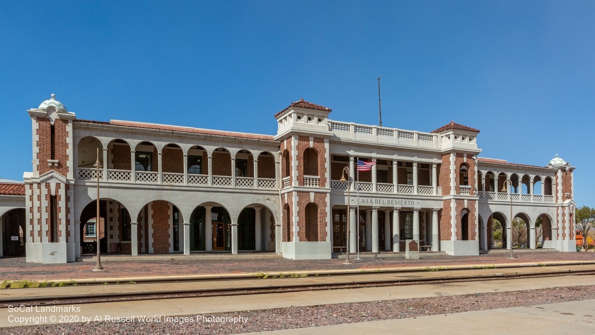 Harvey House Railroad Depot, Barstow, San Bernardino County