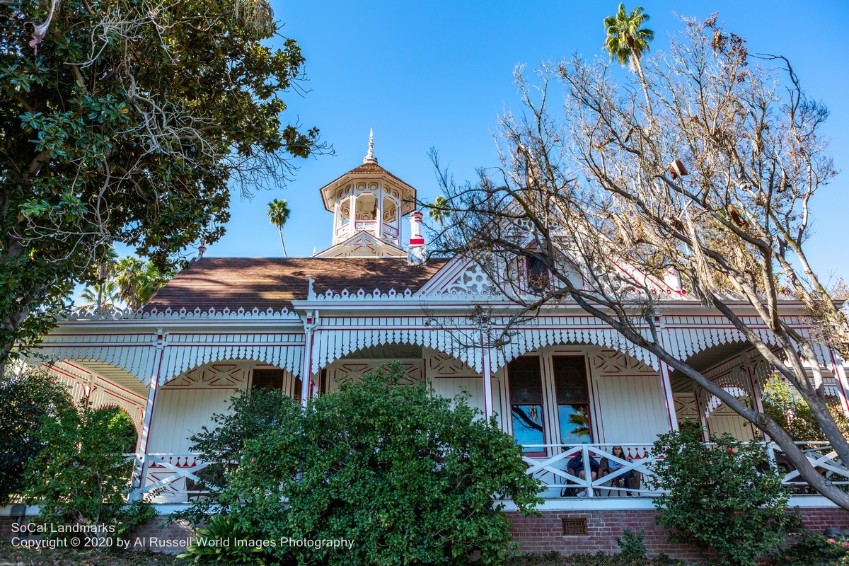 Queen Anne Cottage, LA County Arboretum and Botanical Gardens, Arcadia, Los Angeles County