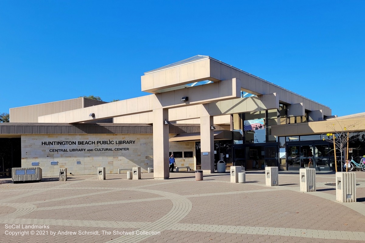 Huntington Beach Central Library and Park, Huntington Beach, Orange County