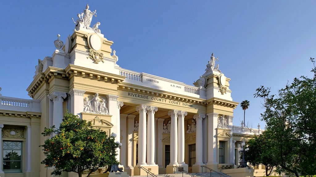 Riverside County Courthouse, Riverside, Riverside County