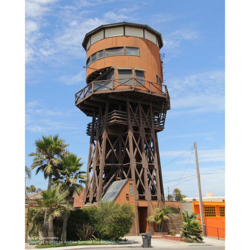 Anderson Street Water Tower, Sunset Beach, Orange County