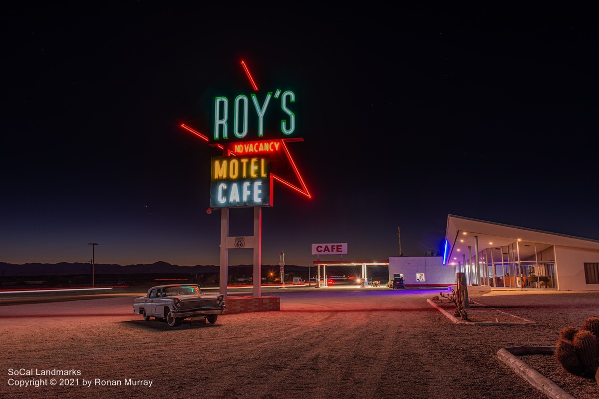 Roy's Motel and Cafe, Amboy, San Bernardino County