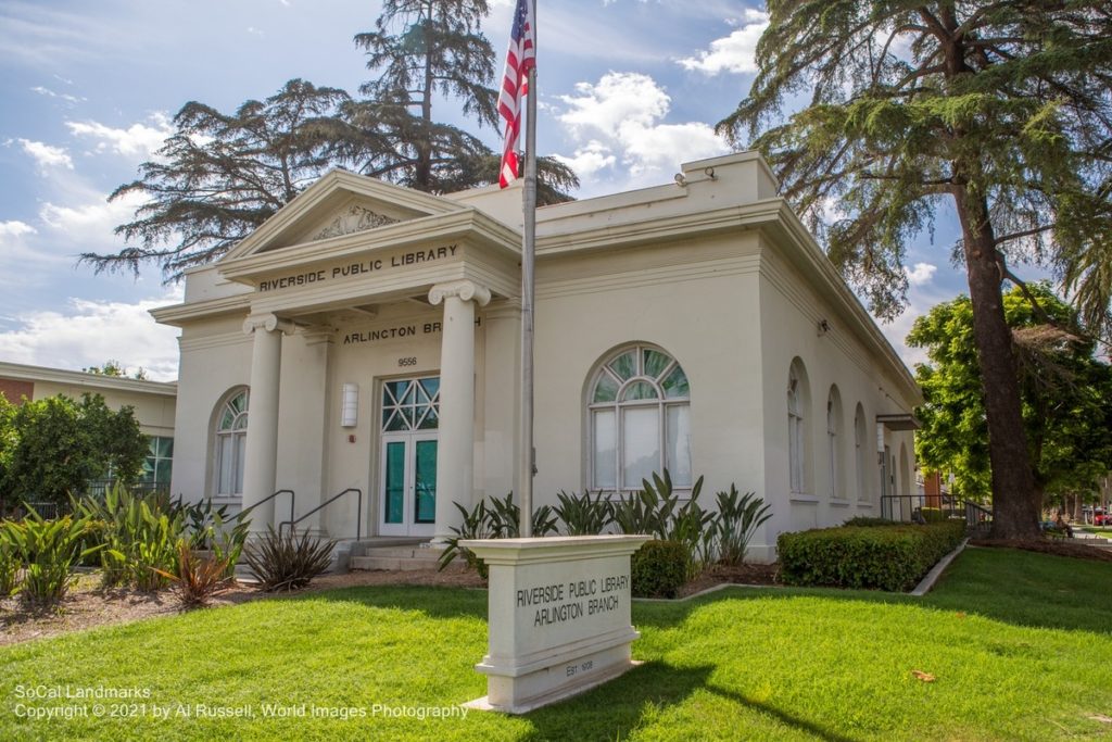 Arlington Branch Library and Fire Hall, Riverside, Riverside County