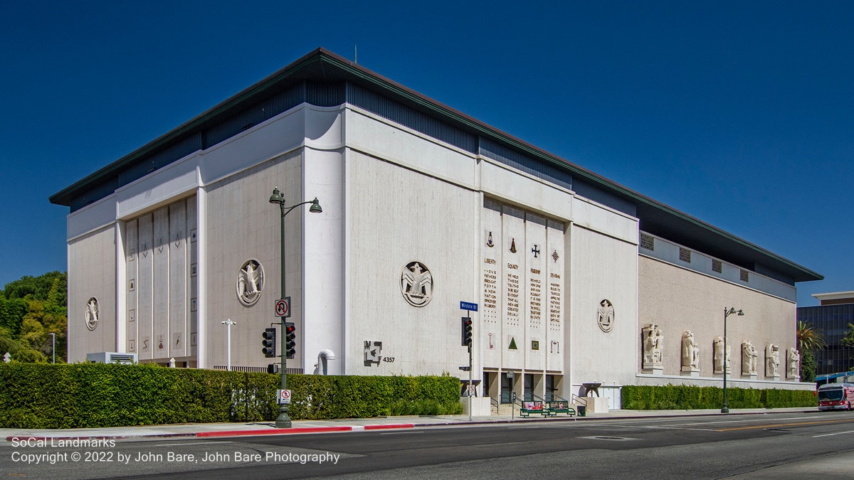 Scottish Rite Masonic Temple, Los Angeles, Los Angeles County