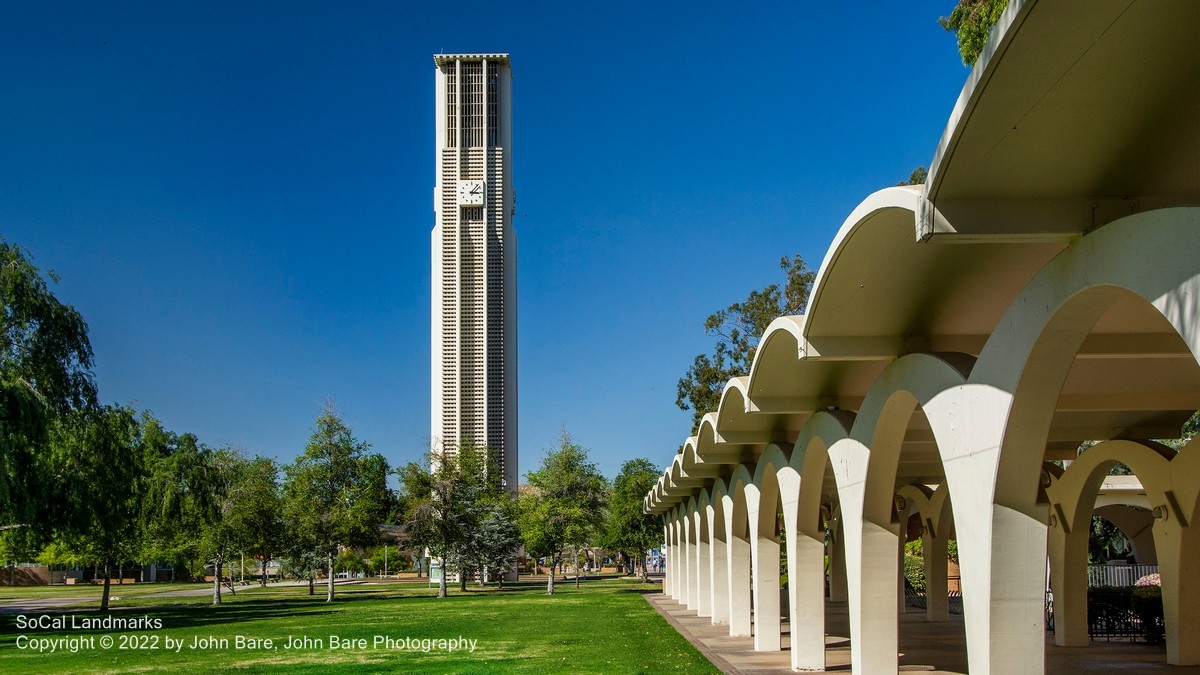 UCR Bell Tower, Riverside, Riverside County