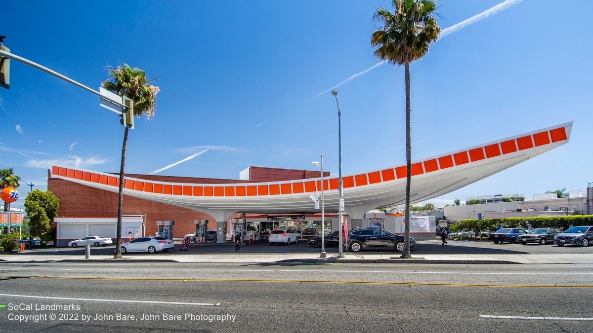 Union 76 Service Station, Beverly Hills, Los Angeles County