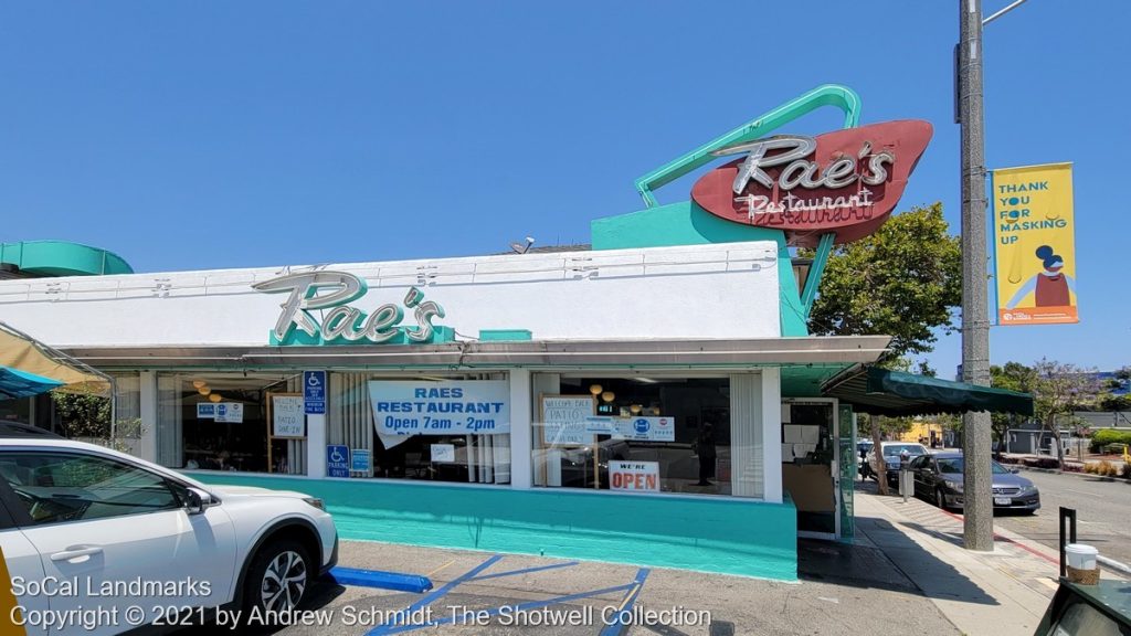 Rae's Restaurant, Santa Monica, Los Angeles County