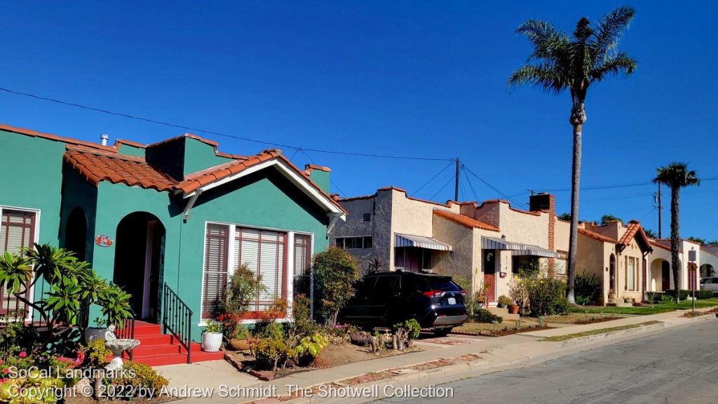 Eliot Lane Historic Landmark District, Long Beach, Los Angeles County