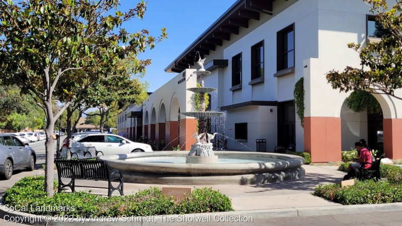 Plaza Fountain, Orange, Orange County