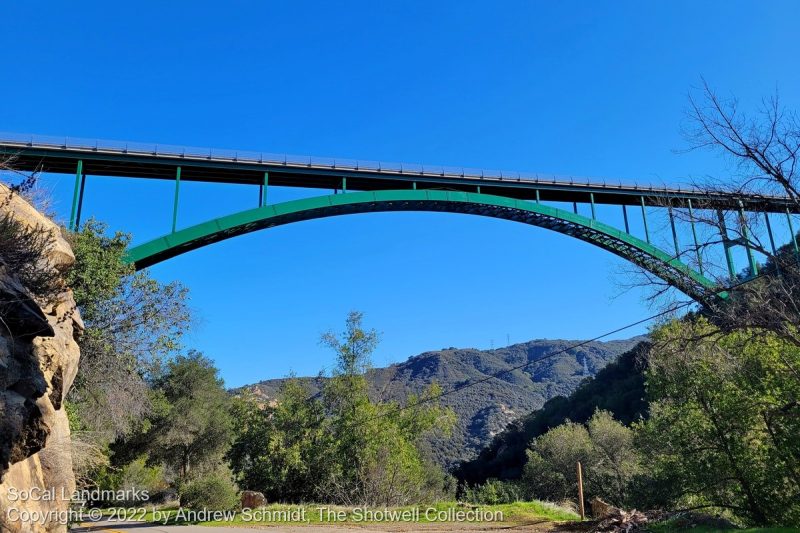 Cold Spring Canyon Arch Bridge, Santa Ynez Mountains, Santa Barbara County