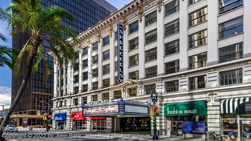 Spreckels Theater, San Diego, San Diego County