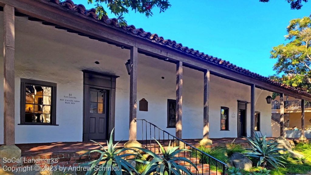 Hill-Carrillo Adobe, Santa Barbara, Santa Barbara County