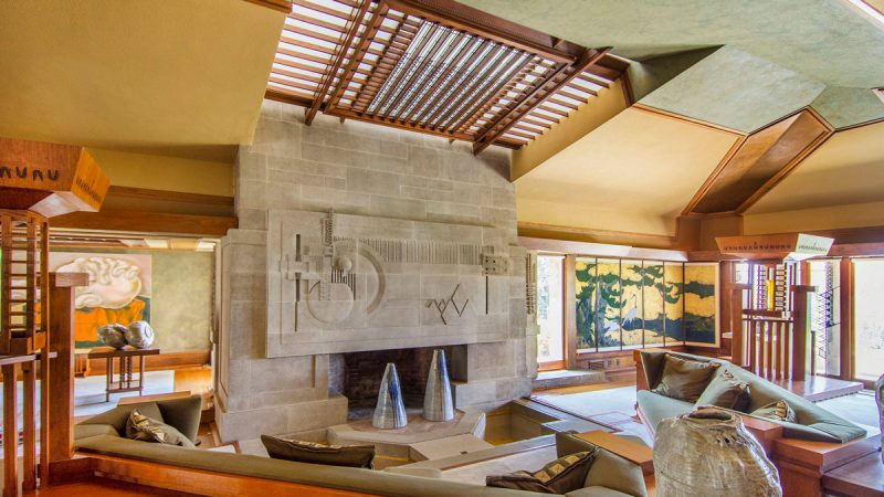 Inside Hollyhock House, Hollywood, Los Angeles County