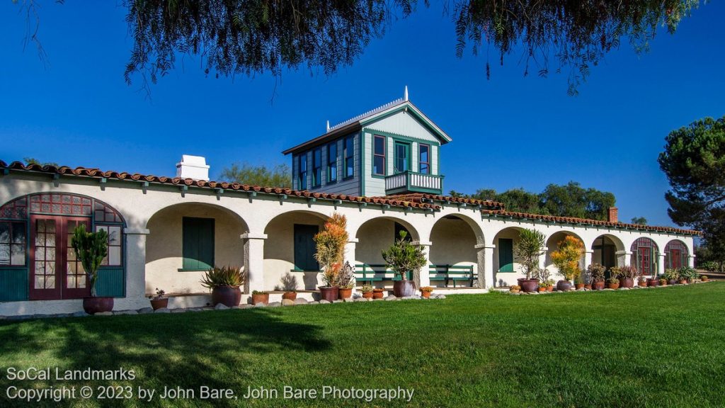 Rancho Guajome Adobe, Vista, San Diego County