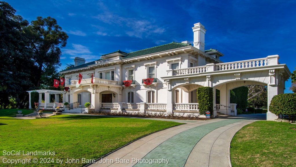 Tournament House (Wrigley Mansion), Pasadena, Los Angeles County