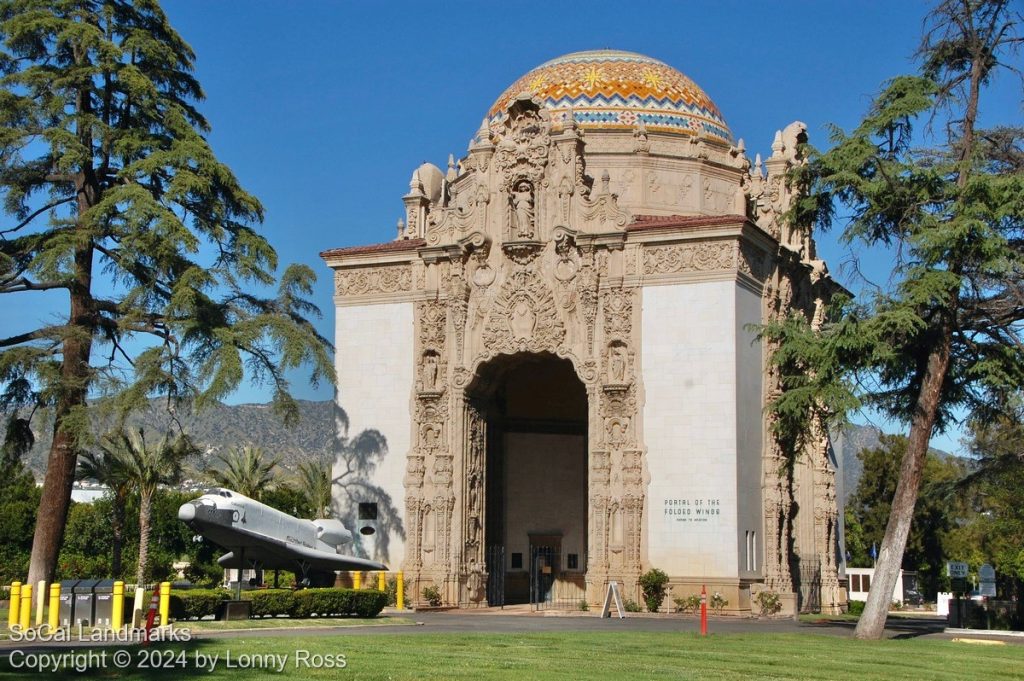 Portal of the Folded Wings Shrine to Aviation, Burbank, Los Angeles County