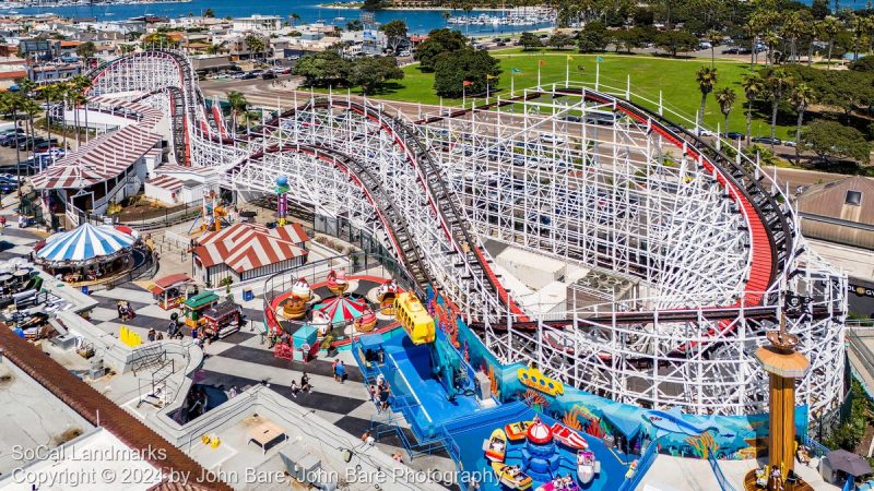 Giant Dipper Roller Coaster, San Diego, San Diego