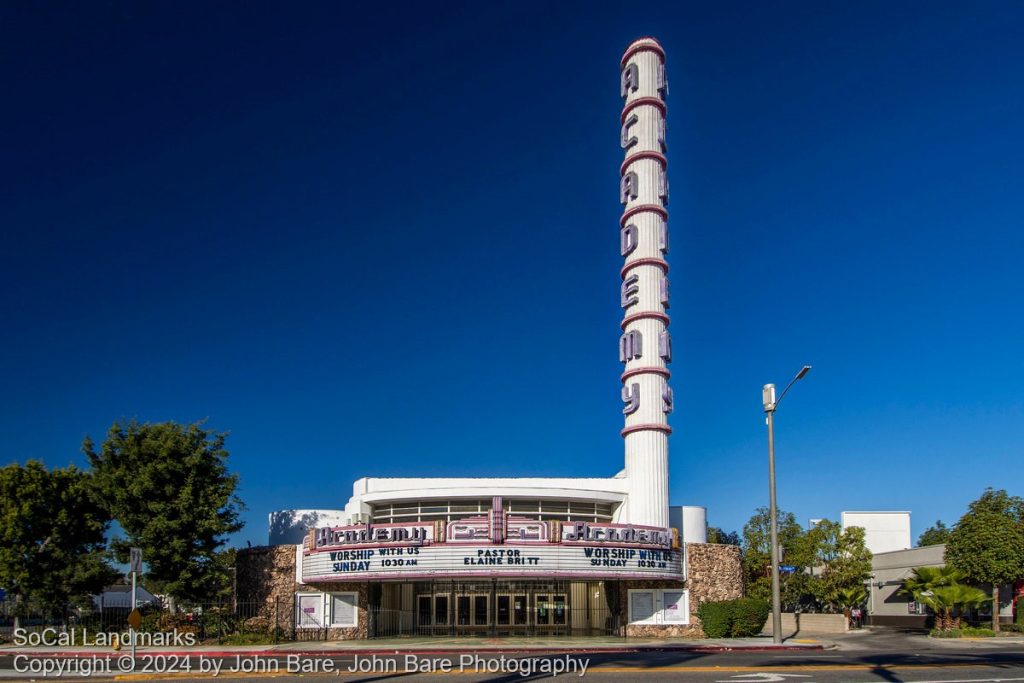 Academy Theatre, Inglewood, Los Angeles County