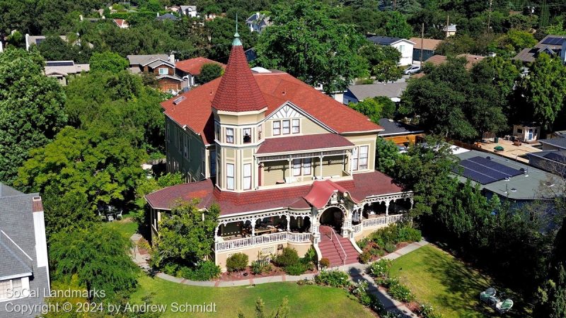 Pinney House Hotel, Sierra Madre, Los Angeles County