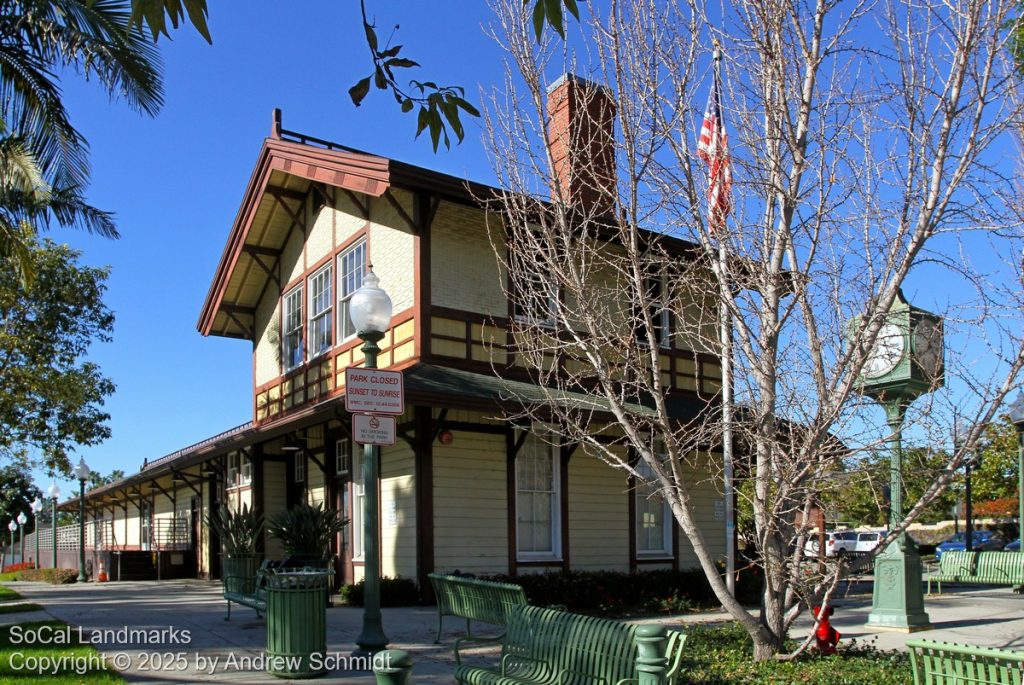 Southern Pacific Railroad Depot, Whittier, Los Angeles County