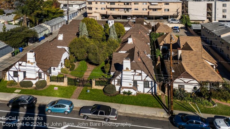 Snow White Cottages, Los Feliz, Los Angeles, Los Angeles County