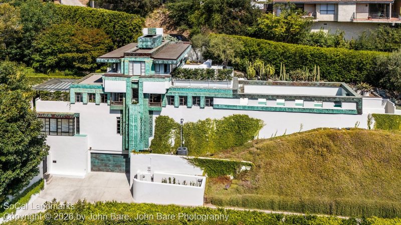 Samuel-Navarro Residence, Los Feliz, Los Angeles, Los Angeles County