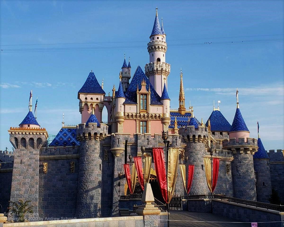 Sleeping Beauty Castle in Disneyland in Anaheim - SoCal Landmarks