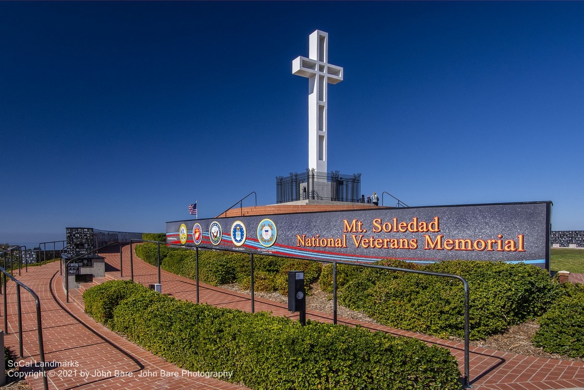 Mt Soledad Veterans Memorial In La Jolla Socal Landmarks 2416