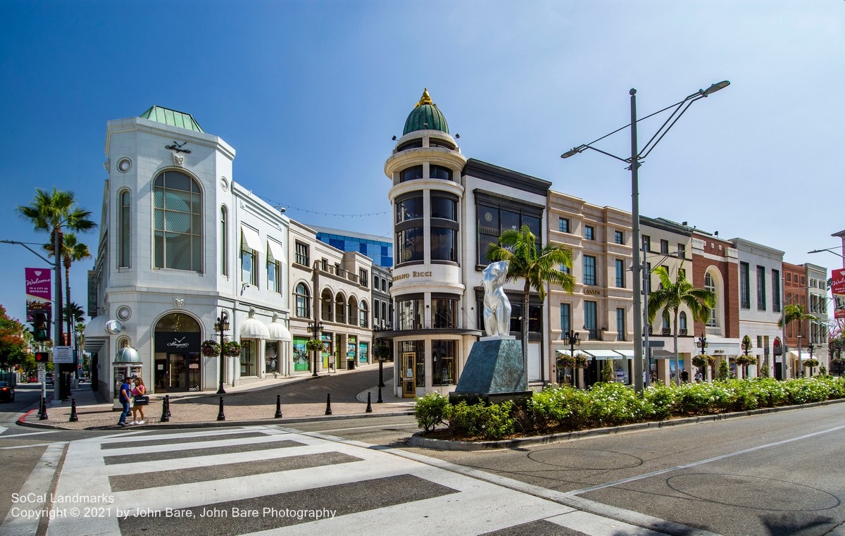 Rodeo Drive Beverly Hills, Shops and restaurants in Beverly…