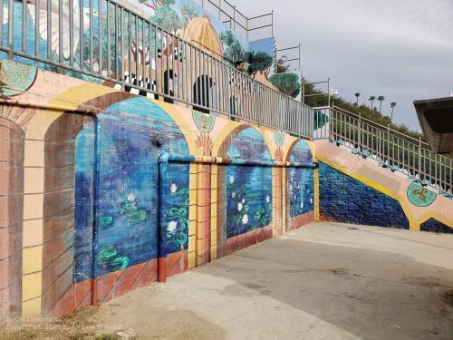 Bixby Passageway Tunnel Mural, Long Beach, Los Angeles County