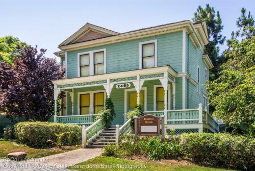 Burton House, Heritage County Park, San Diego, San Diego County