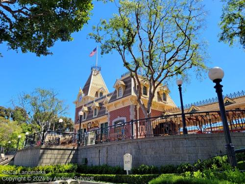 Main Street Railroad Depot, Disneyland Theme Park Historic District, Anaheim, Orange County