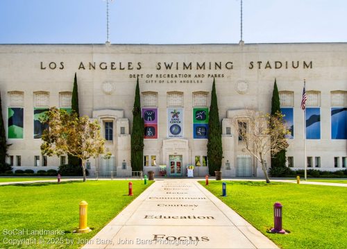 Los Angeles Swimming Stadium, Exposition Park, Los Angeles, Los Angeles County