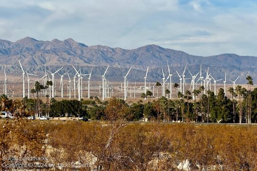 Wind Turbine Farms, Palm Springs, Riverside County