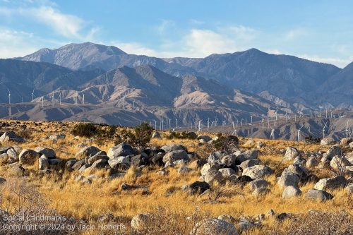Wind Turbine Farms, Palm Springs, Riverside County