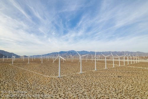 Wind Turbine Farms, Palm Springs, Riverside County