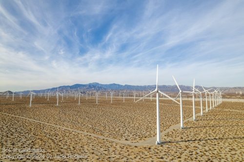 Wind Turbine Farms, Palm Springs, Riverside County