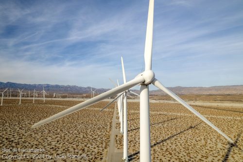Wind Turbine Farms, Palm Springs, Riverside County