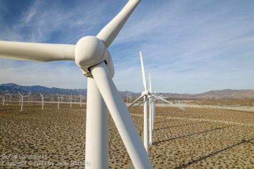Wind Turbine Farms, Palm Springs, Riverside County