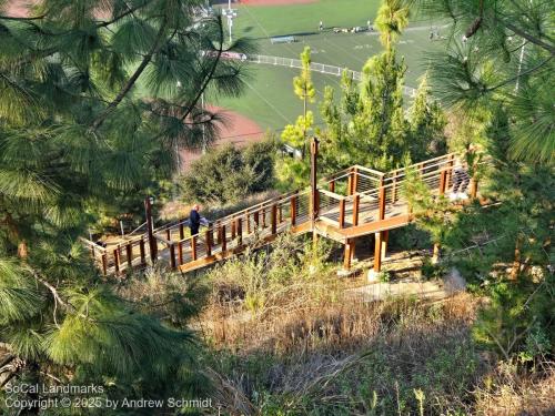 Pinewood Stairs, Hillcrest Park, Fullerton, Orange County