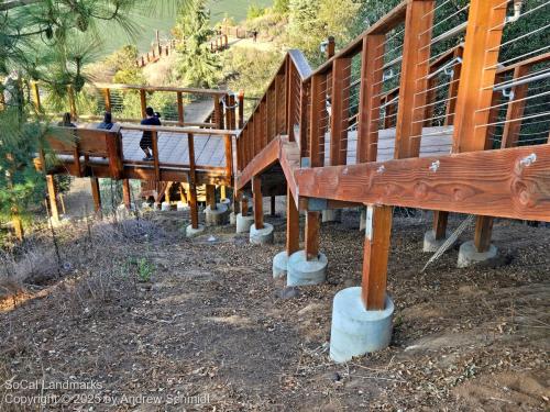 Pinewood Stairs, Hillcrest Park, Fullerton, Orange County