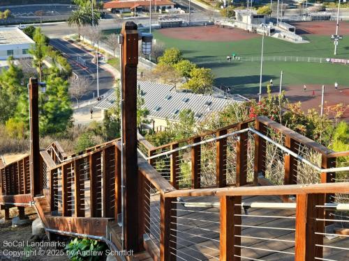 Pinewood Stairs, Hillcrest Park, Fullerton, Orange County