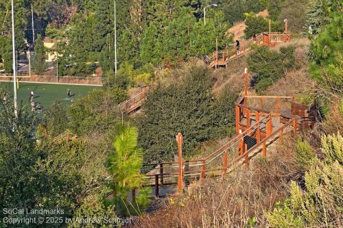 Pinewood Stairs, Hillcrest Park, Fullerton, Orange County