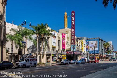 Pantages Theatre, Hollywood, Los Angeles County