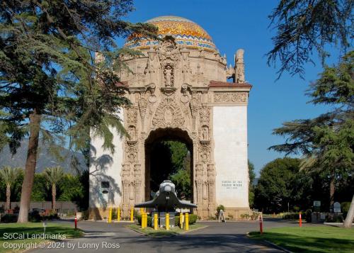 Portal of the Folded Wings Shrine to Aviation, Burbank, Los Angeles County