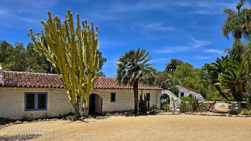 Rancho de los Quiotes (Leo Carrillo Ranch), Carlsbad, San Diego County