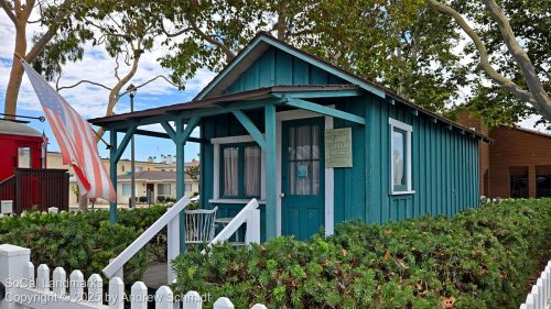Pacific Electric Red Car & Centennial House, Seal Beach, Orange County