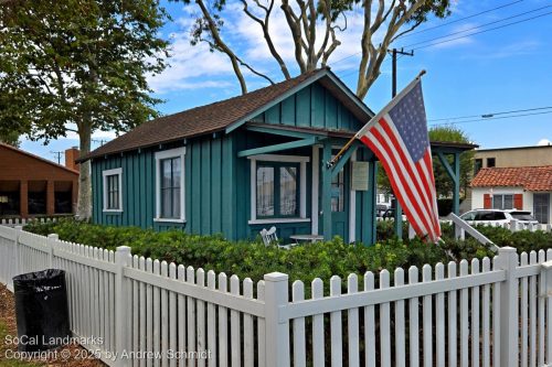 Pacific Electric Red Car & Centennial House, Seal Beach, Orange County