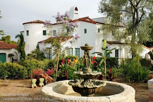 From an architectural survey of Santa Barbara Historic Districts, Santa Barbara, Santa Barbara County